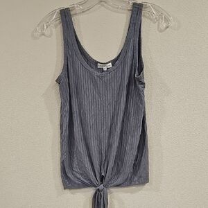 Gray Sleeveless Top